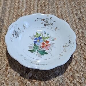 Vintage Floral print Hand painted China Saucer dish